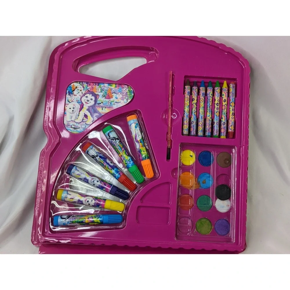 Lisa Frank Husky Dog Polar Bear Art Set USED‎ 2015